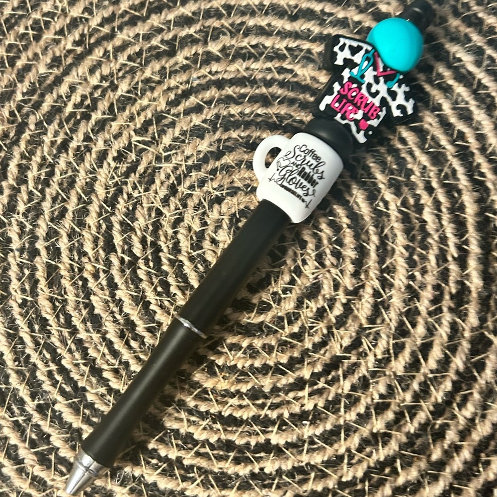 Scrub Life Beaded Pen